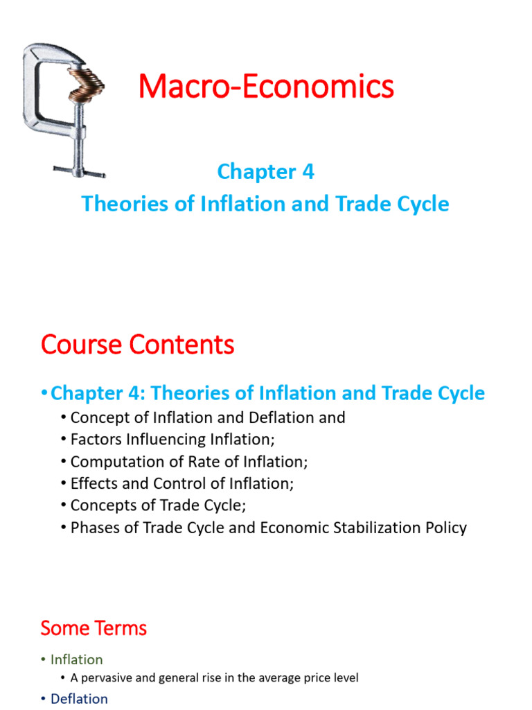 Theories Of Macroeconomics Inflation Pdf Cost Of Living Inflation