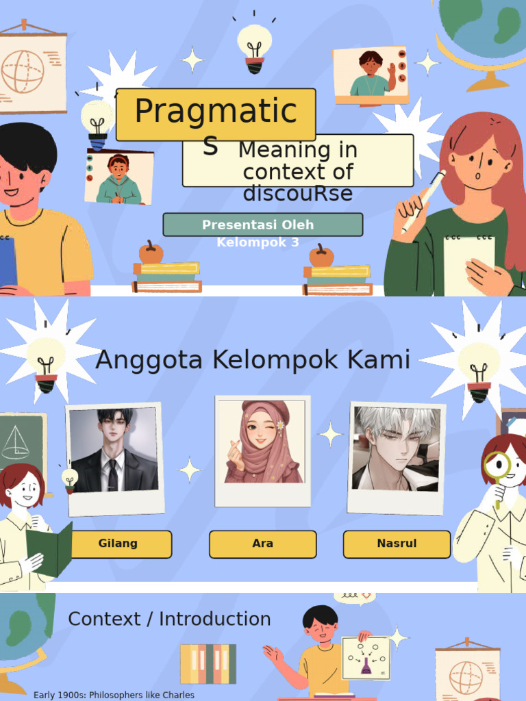 Kel 3 Pragmatik | PDF | Semantics | Human Communication