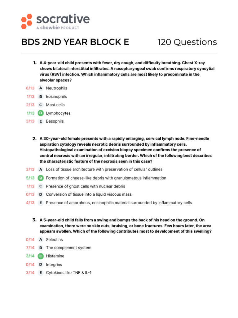Question 2025-05-19 06 10 QZ Bds 2nd Year Block e | PDF | Human Tooth ...