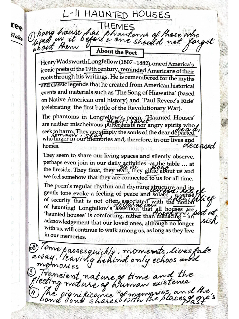 Poems - Themes, Figure of Speech, Literary Devices | PDF
