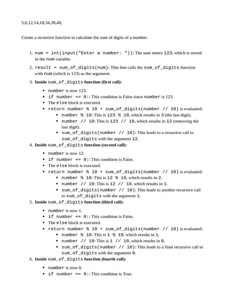 Recursive Functions in Python Explained | PDF | Anonymous Function ...