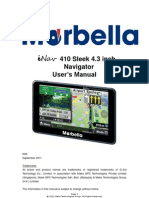 Marbella Inav 410 Sleek 4.3inch Navigator - Hardware Instruction Manual