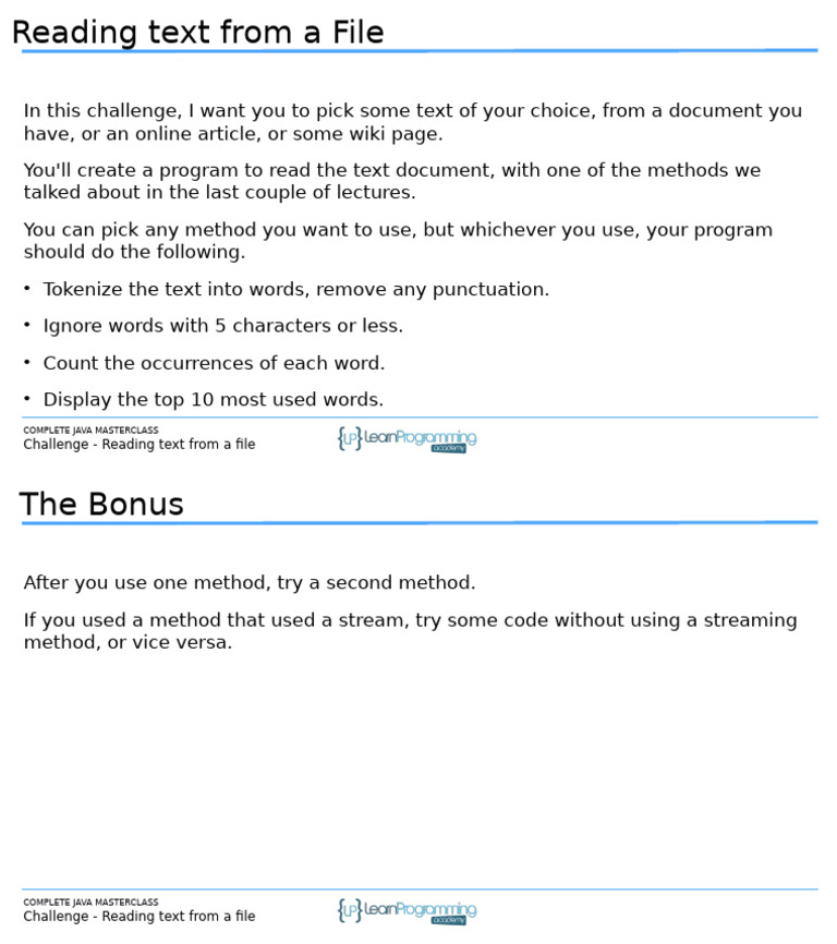 Slides Input & Output (IO) Working With Files in Java Challenge Reading ...