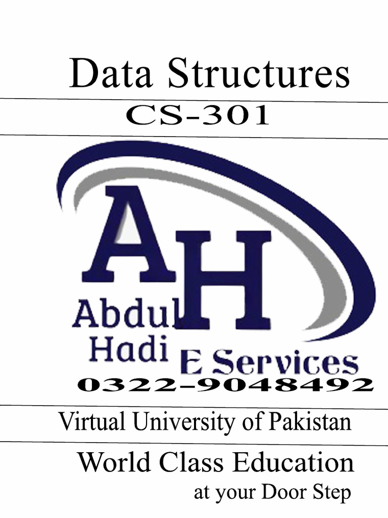 CS301 Book Cover | PDF