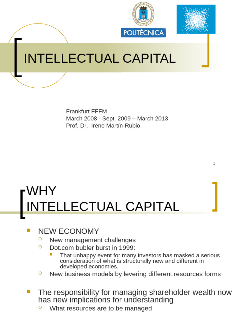 Understanding Intellectual Capital Value | PDF | Valuation (Finance ...