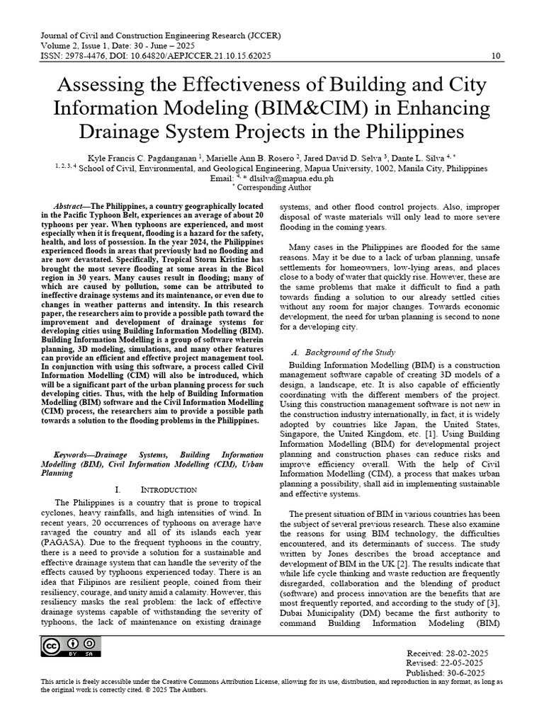 Enhancing Drainage Systems with BIM in the Philippines | PDF | Building ...