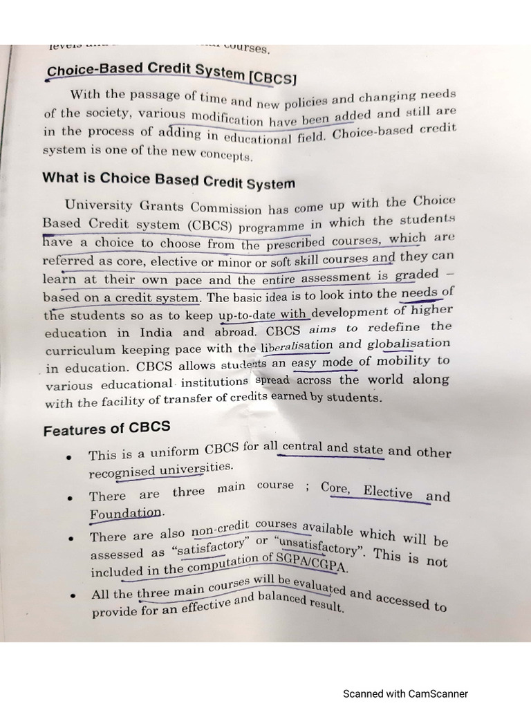 Cbcs | PDF