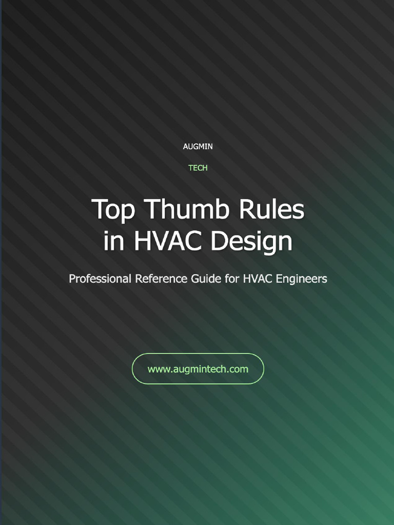 HVAC Thumb Rules | PDF
