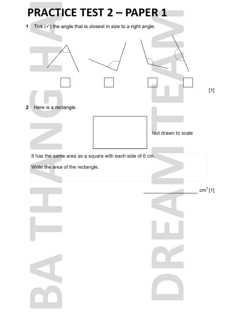 Practice Test 2-Paper 1 (45 Minutes) | PDF