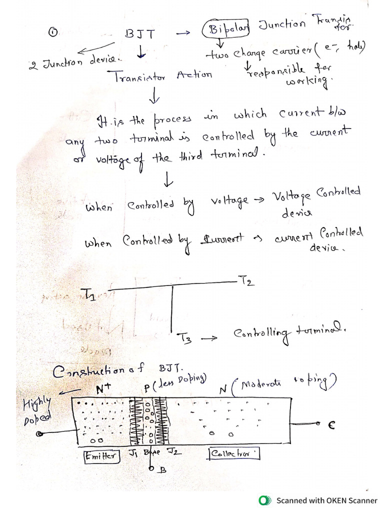 BJT Notes 5467332 | PDF