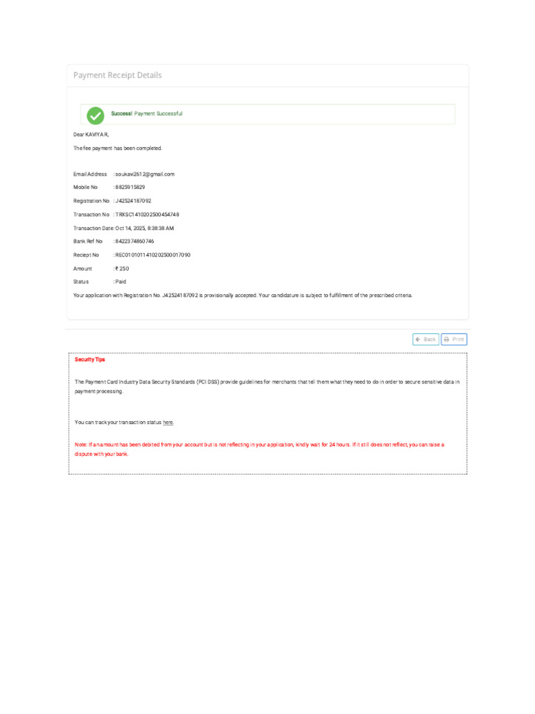 Rrbapply - Gov.in # Pscexamservice Payment Receipt Successful 5c29379d ...