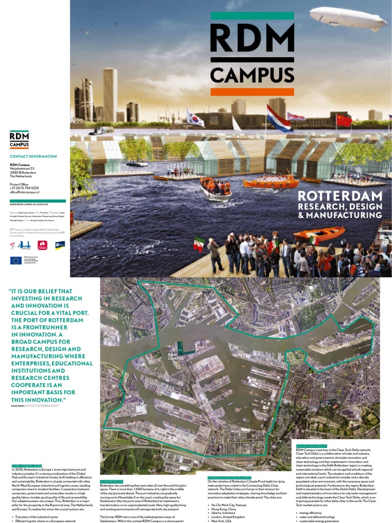 RDM Campus: Innovation Hub in Rotterdam | PDF | Sustainability ...