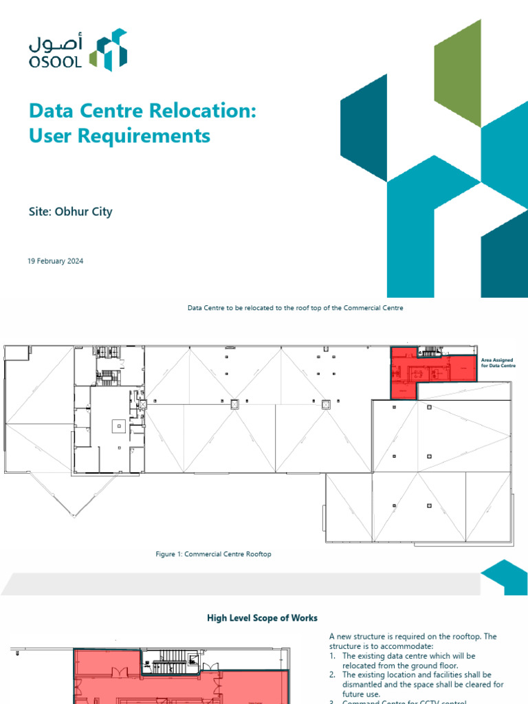 Data Centre Relocation Plan for Obhur City | PDF | Roof | Data Center