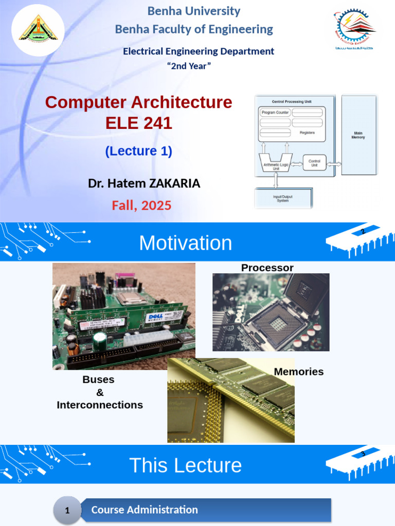 Computer Architecture Course Overview | PDF | Programming | Computer ...