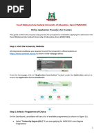 Guide to NWU Financial Undertaking Form | PDF