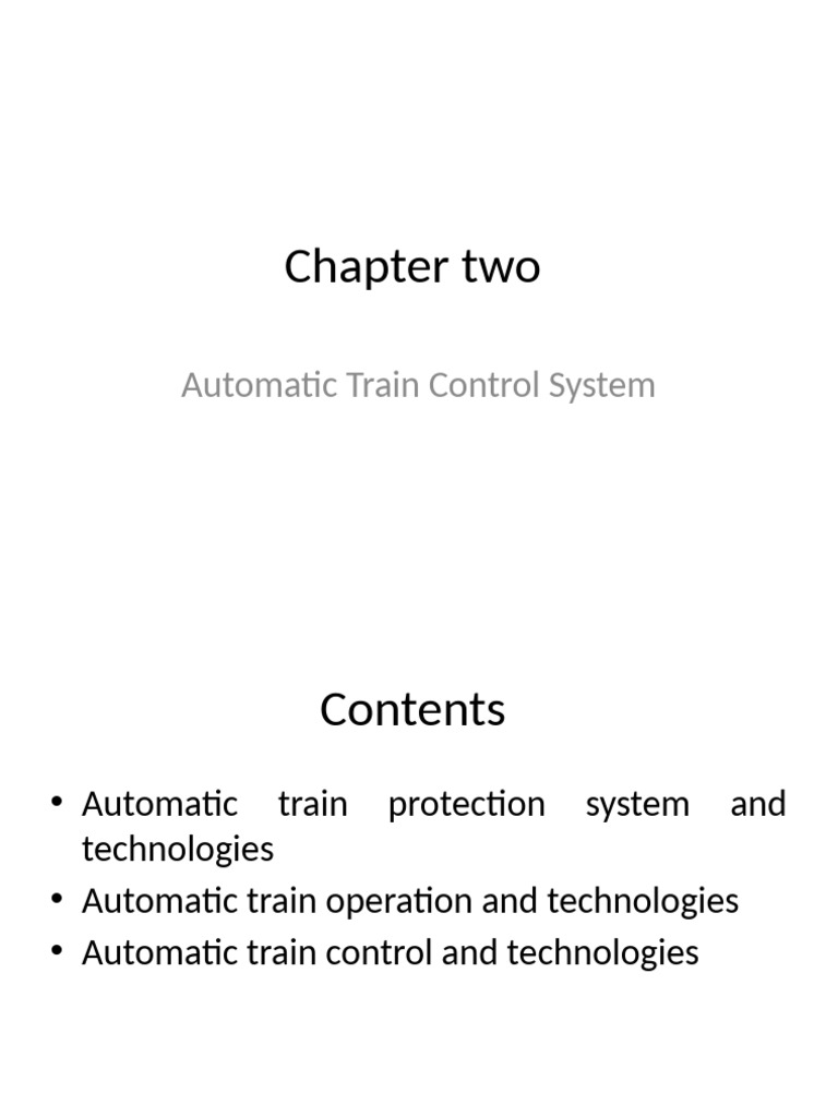 Automatic Train Protection Systems Overview | PDF | Train | Rail Transport