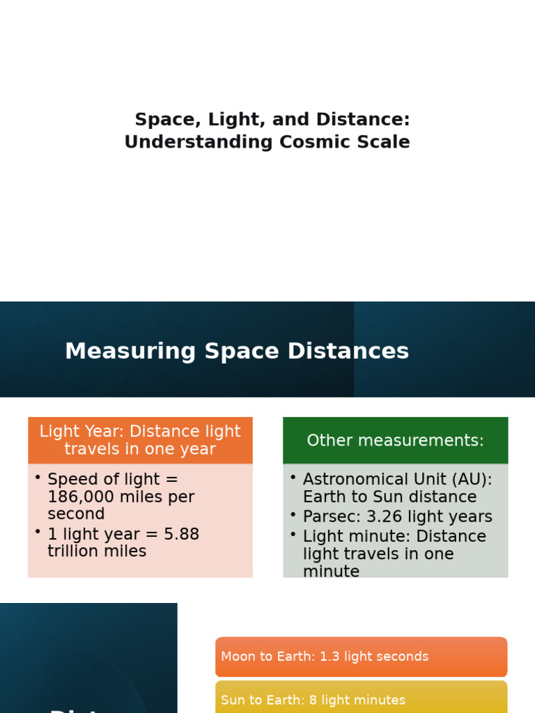 Distance+Between+Objects+SC.8.E.5.1 | PDF | Outer Space | Sun
