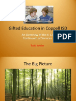 Gifted Education in CISD May 3 2012