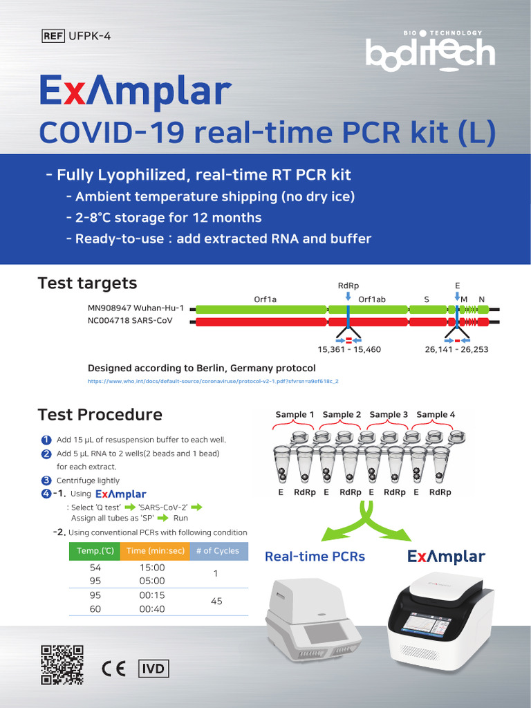 Brosur ExAmplar Covid-19 RT PCR | PDF | Polymerase Chain Reaction ...