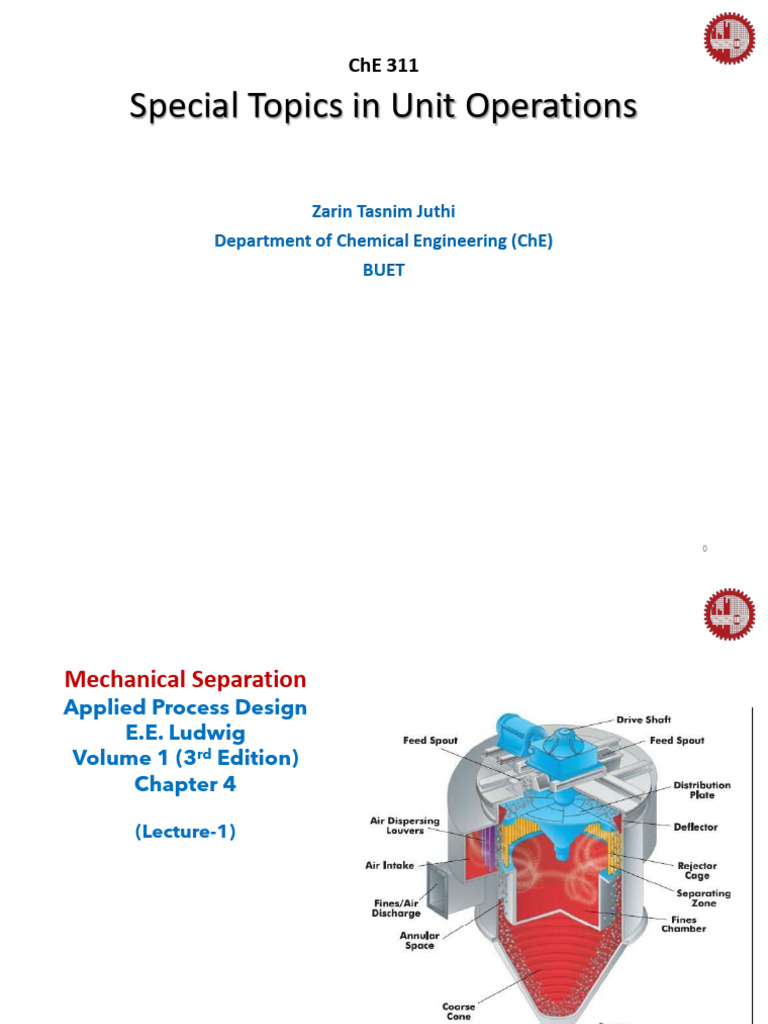 Mechanical Separation Techniques Overview | PDF | Filtration | Liquids