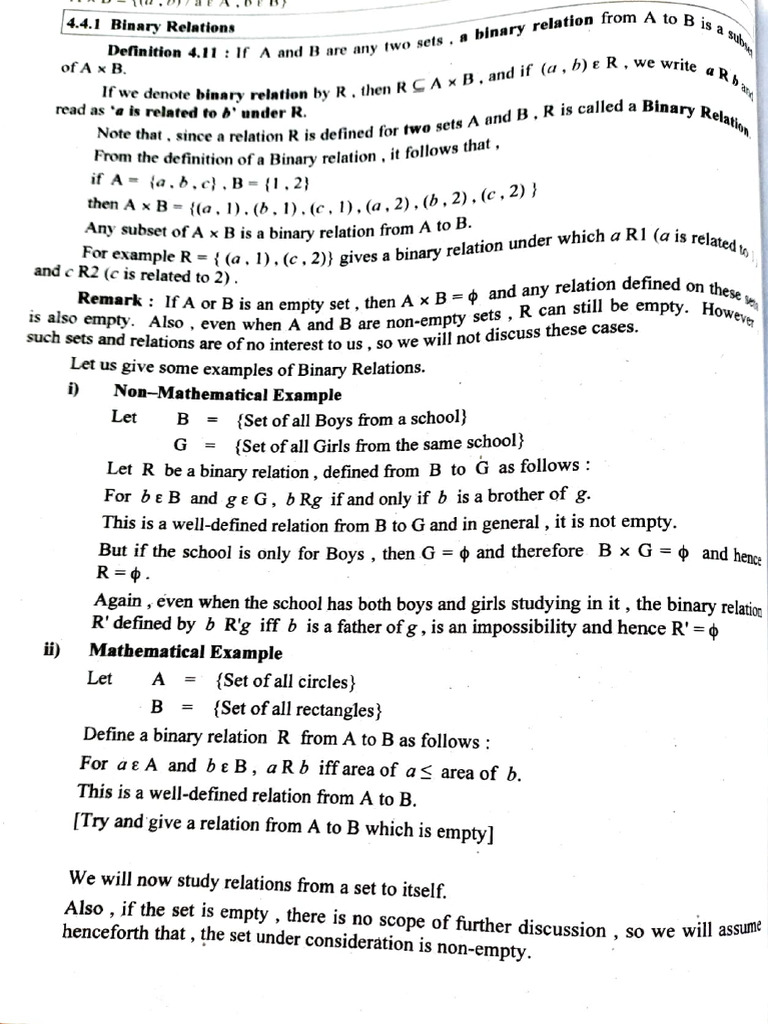 Understanding Binary Relations and Equivalence | PDF | Mathematics ...