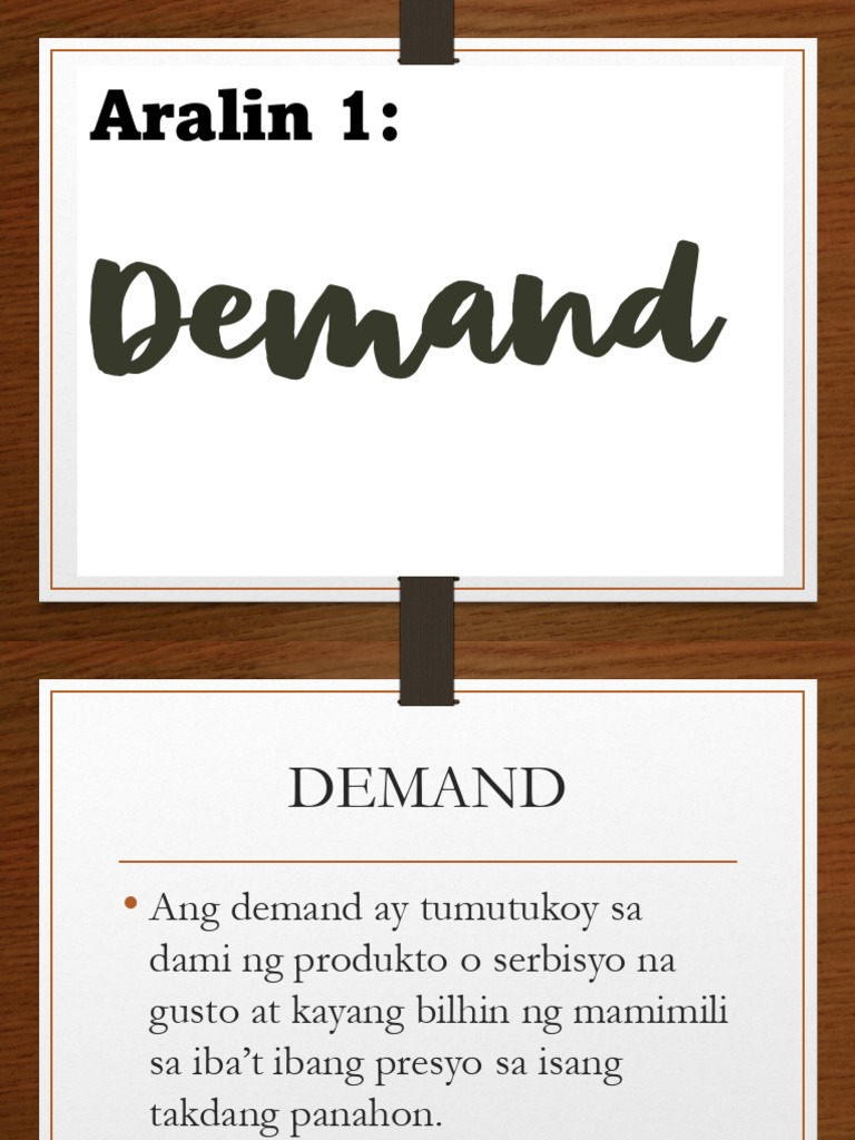 q2 Lesson1 Demand | PDF