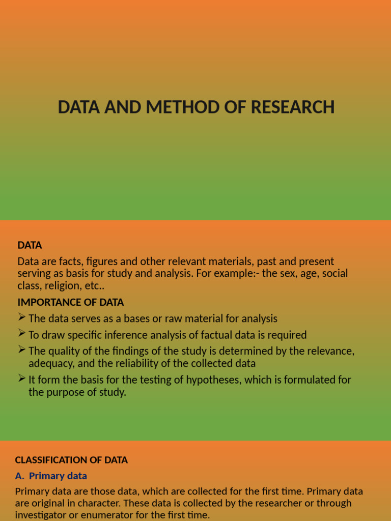 Understanding Data Types in Research | PDF | Data | Science