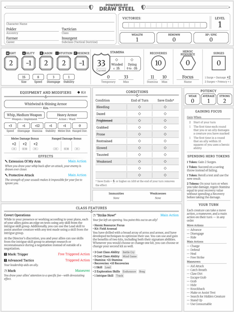 Unnamed Hero | PDF