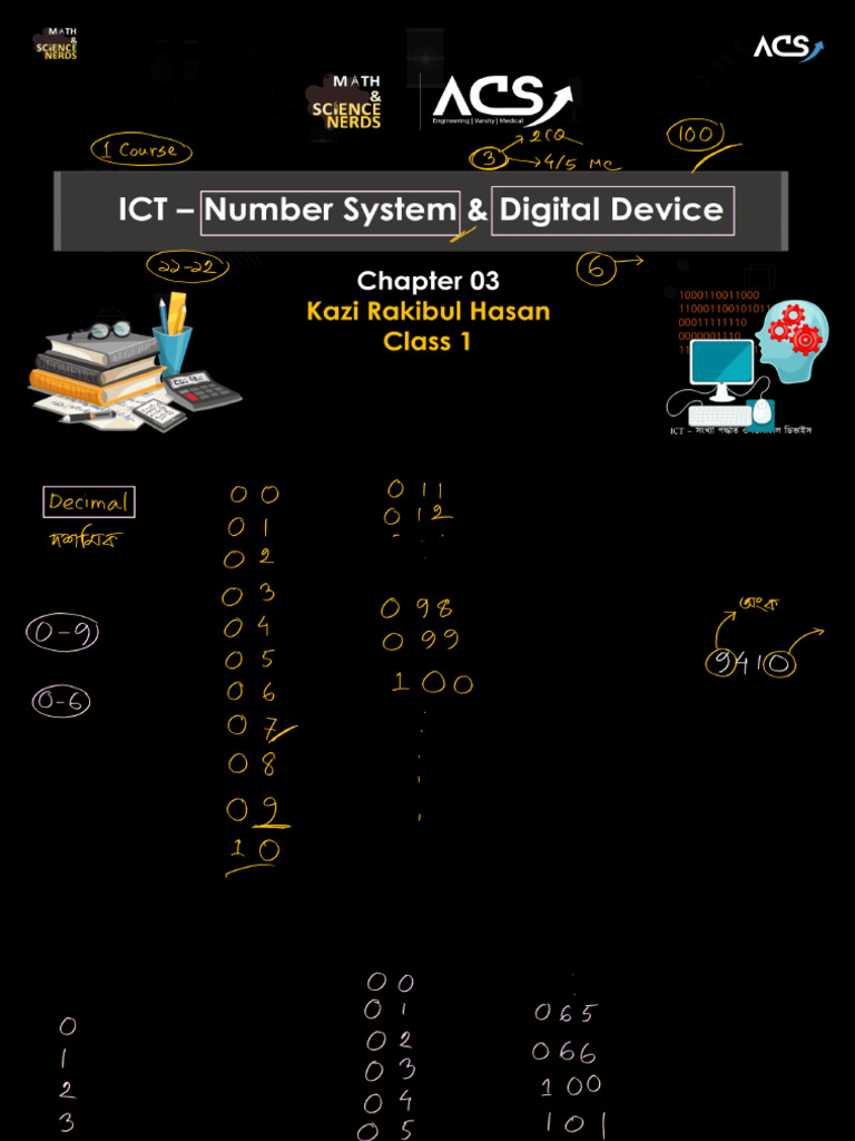 ICT Chapter 3 Class 1 Note | PDF
