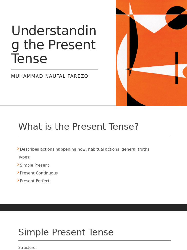 Understanding The Present Tense | PDF