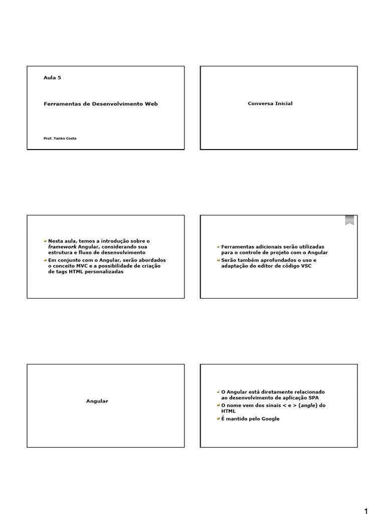 Introdução ao Angular e Desenvolvimento SPA | PDF | Script Java ...