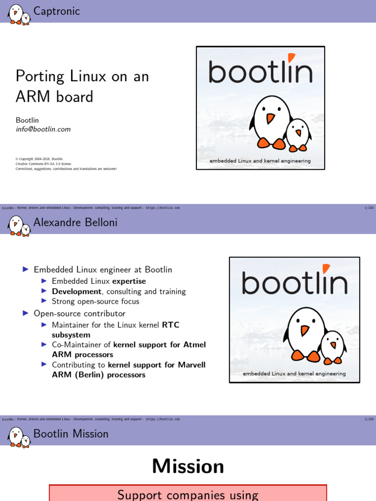 Captronic Porting Linux On Arm | PDF | Booting | Computer Engineering