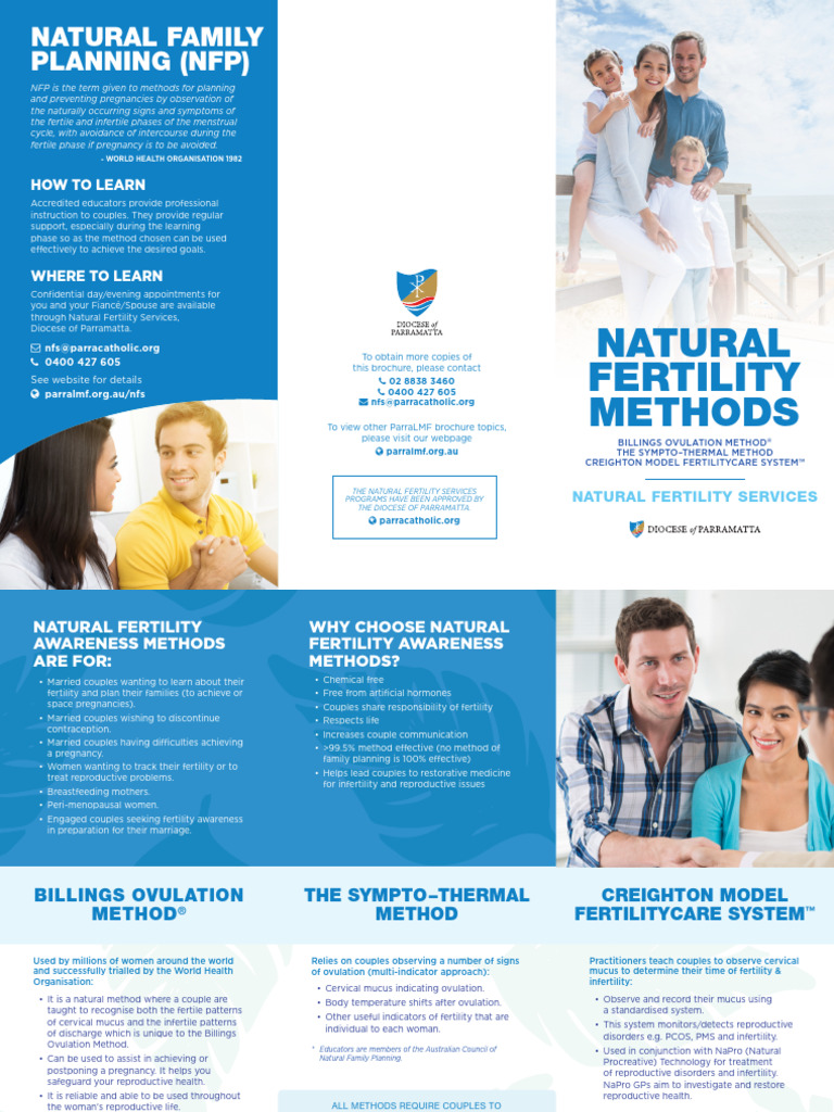 Natural Family Planning Methods Guide | PDF | Infertility | Fertility