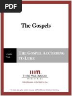 The Gospels - Lesson 4 - Transcript