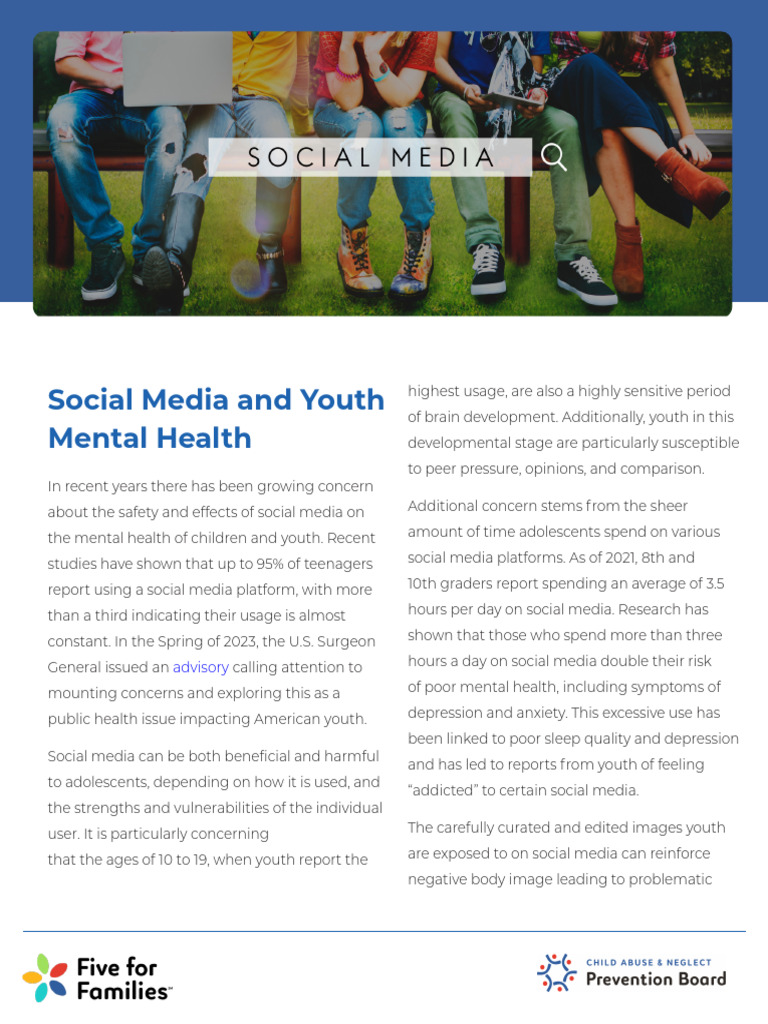 2023 Surgeon General's Advisory on Youth Mental Health | PDF ...