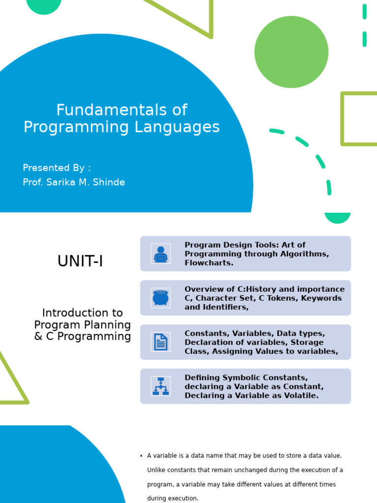 C Programming Basics and Data Types | PDF | Data Type | Variable ...