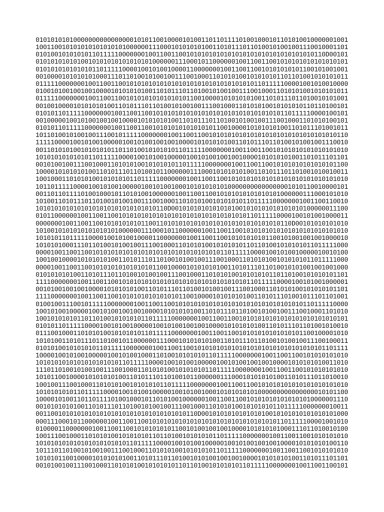 Binary Data Analysis Document | PDF