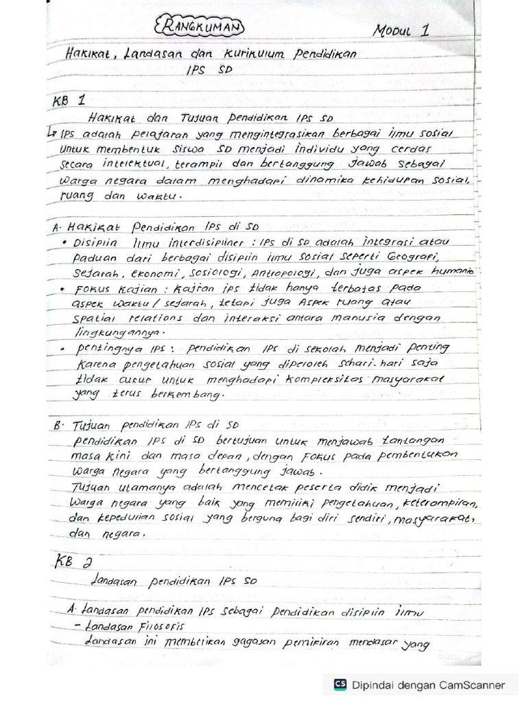 Rangkuman Modul 1 Dan 2 - Compressed | PDF