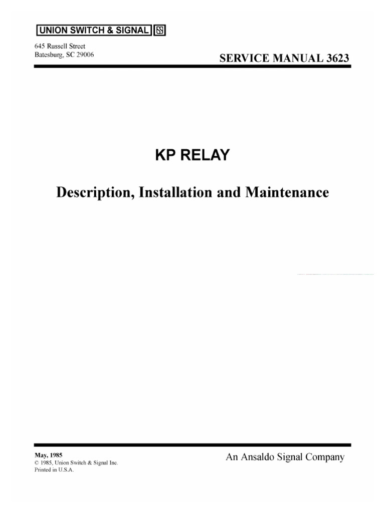KP Relay | PDF