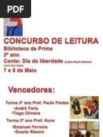 EB1 de Prime Concurso de Leitura Prime 2º ano 2012