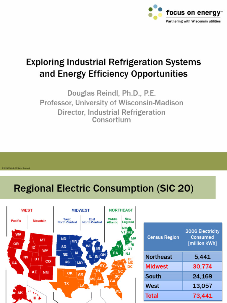 Energy Efficiency in Industrial Refrigeration | PDF | Refrigeration ...