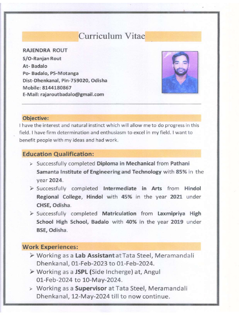 Rjendra Rout | PDF