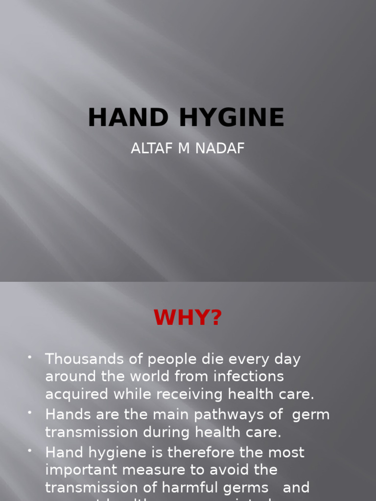Hand Hygine and Immunization | PDF | Hand Washing | Vaccines