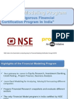 Financial Modeling Program April 11 1