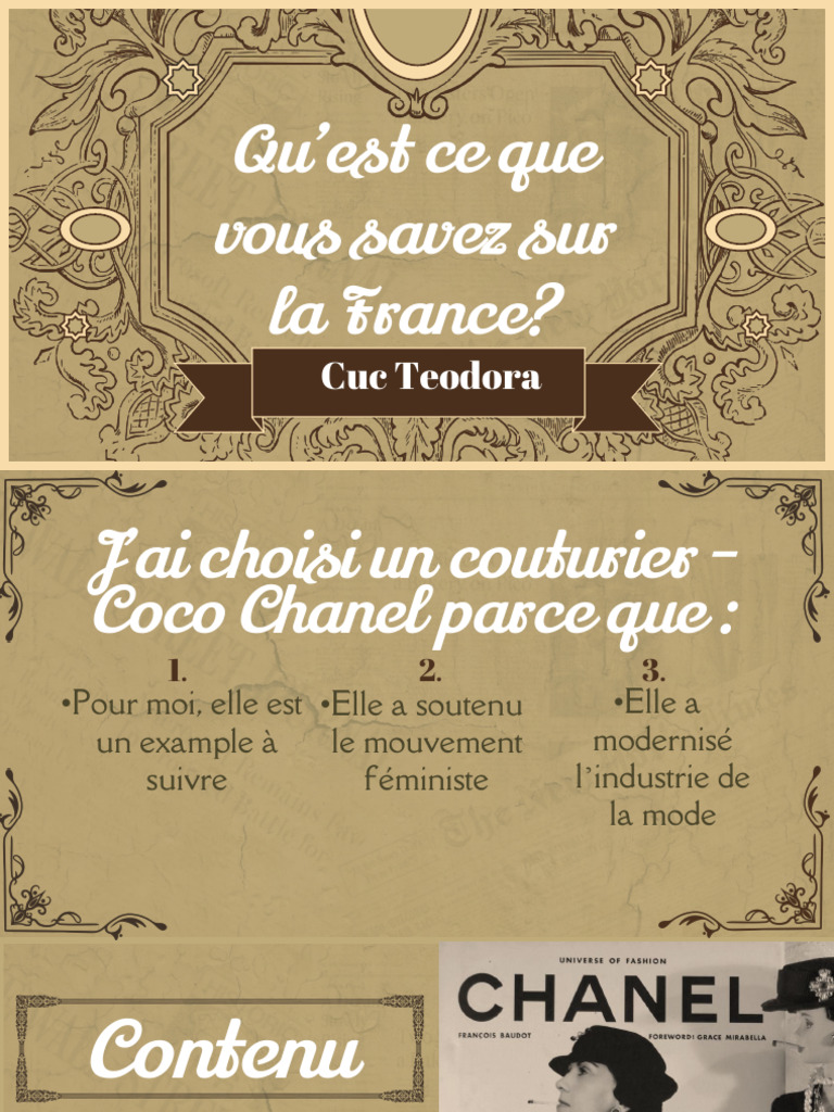 Coco Chanel : Icône de la mode et féminisme | PDF | Vêtements | Mode