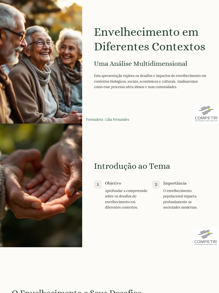 Desafios do Envelhecimento Multidimensional | PDF | Envelhecimento ...