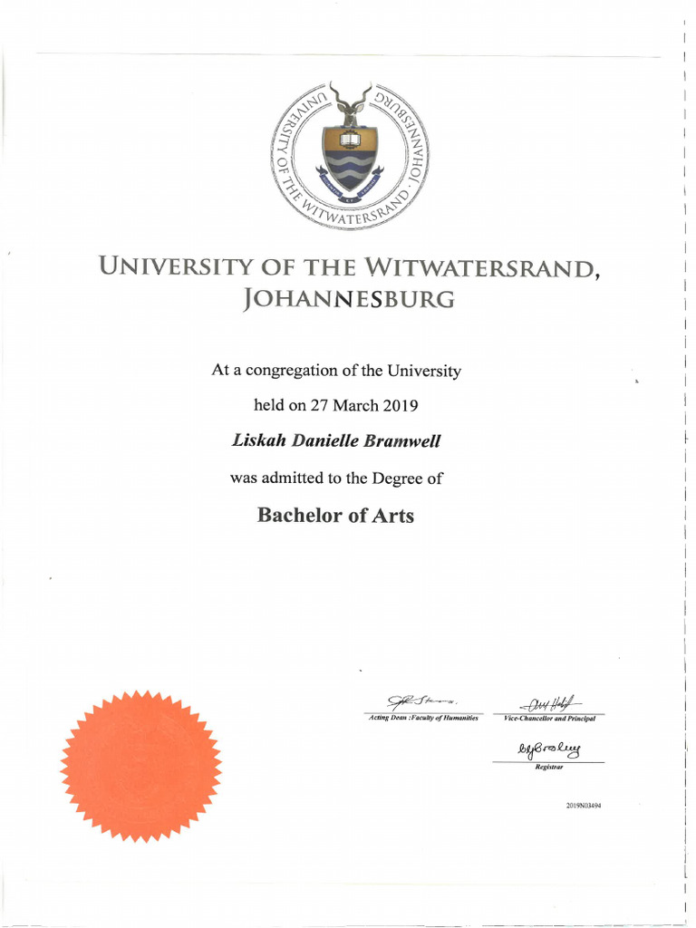 Graduationcertificate | PDF