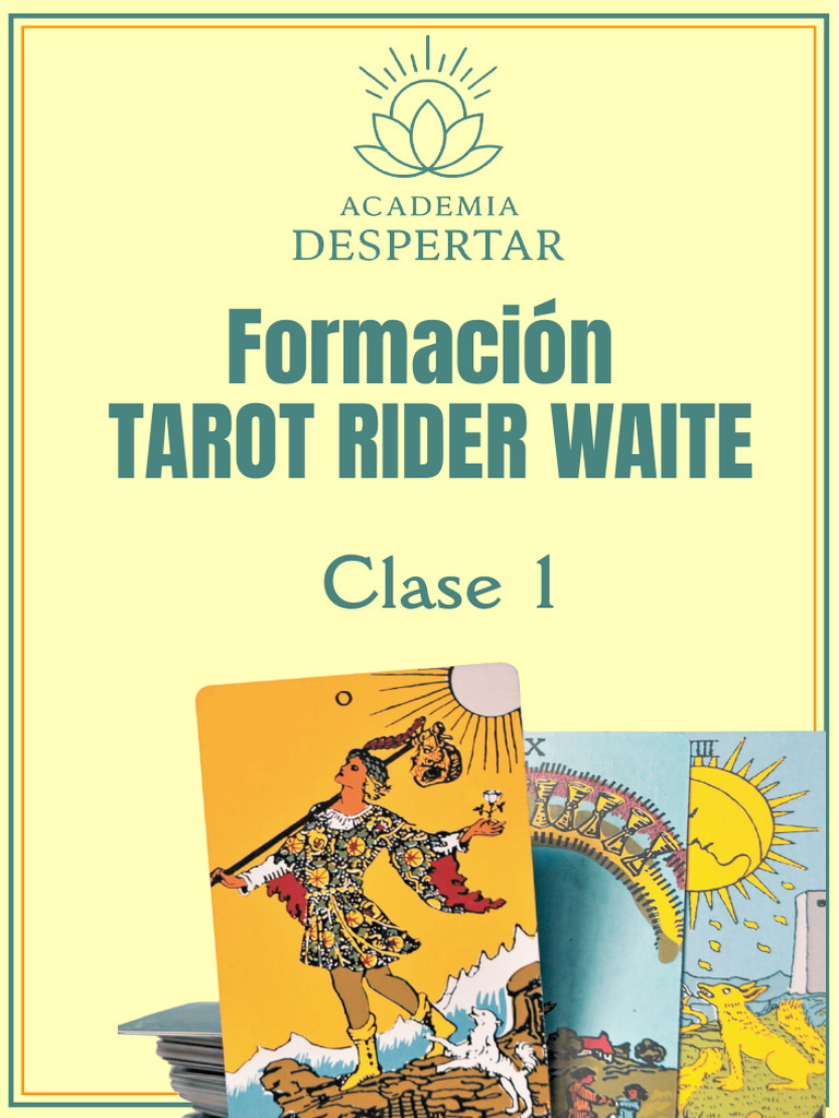 Manual Clase 1 | PDF | Tarot | Dispositivos de juego