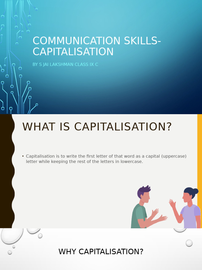 Understanding Capitalisation Rules | PDF