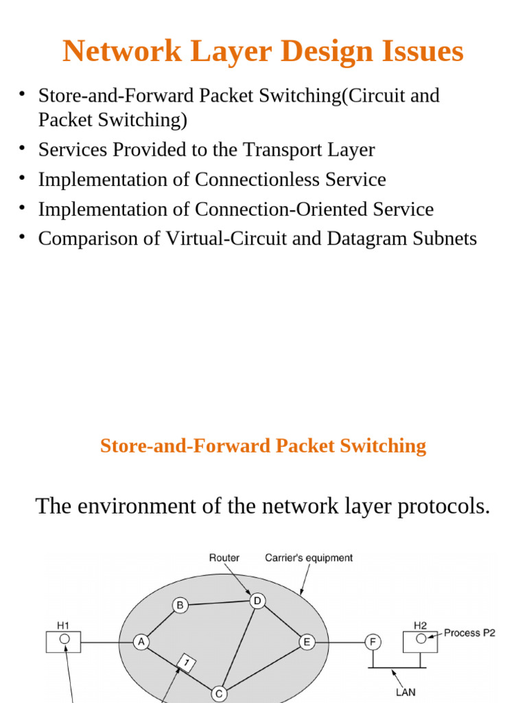 Network Layer Design and Performance Issues | PDF | Computer Network ...